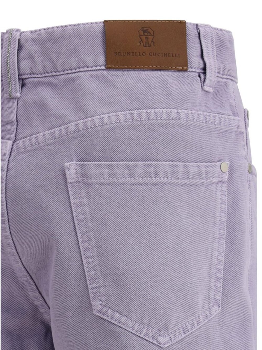 Brunello Cucinelli Monili Jeans Purple Denim Kick Flare High Waist 29x26" Size 4